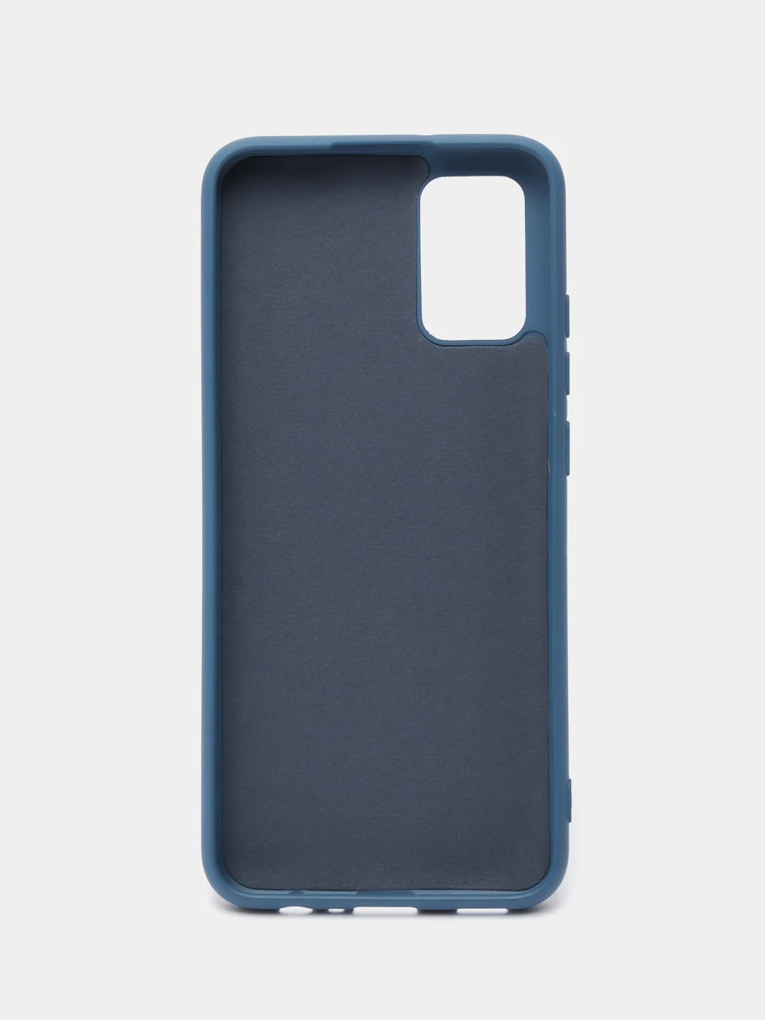 Темно-синий чехол силиконовый для Samsung Galaxy A02s, Silicone Cover