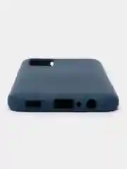 Темно-синий чехол силиконовый для Samsung Galaxy A02s, Silicone Cover