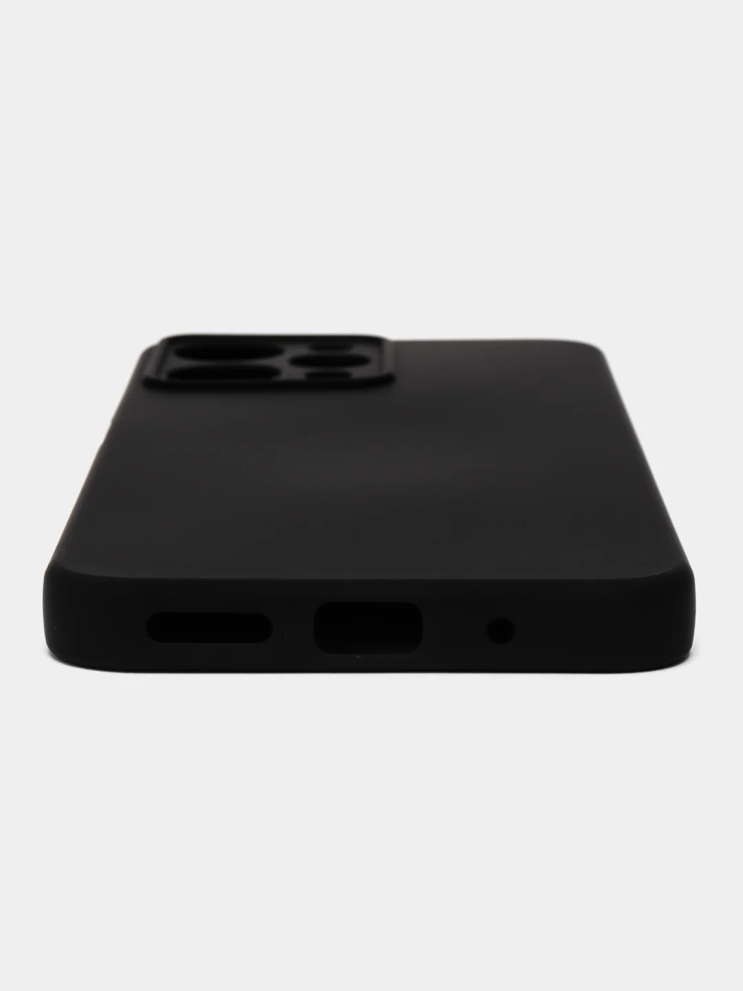 Черный чехол для Xiaomi Redmi 12 / Сяоми Редми 12, силиконовый