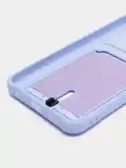 Лавандовый чехол для Infinix Smart 6 Plus / Инфиникс Смарт 6 Плюс, силиконовый, с карманом для карты