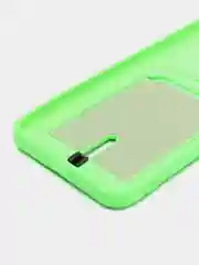 Салатовый чехол Xiaomi Redmi 12 / Сяоми Редми 12, силиконовый с карманом для карты