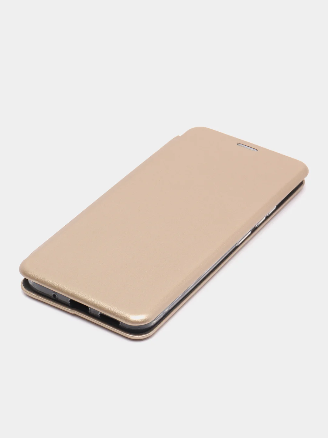 Золотой чехол-книжка для Xiaomi Redmi 12C / Сяоми Редми 12С