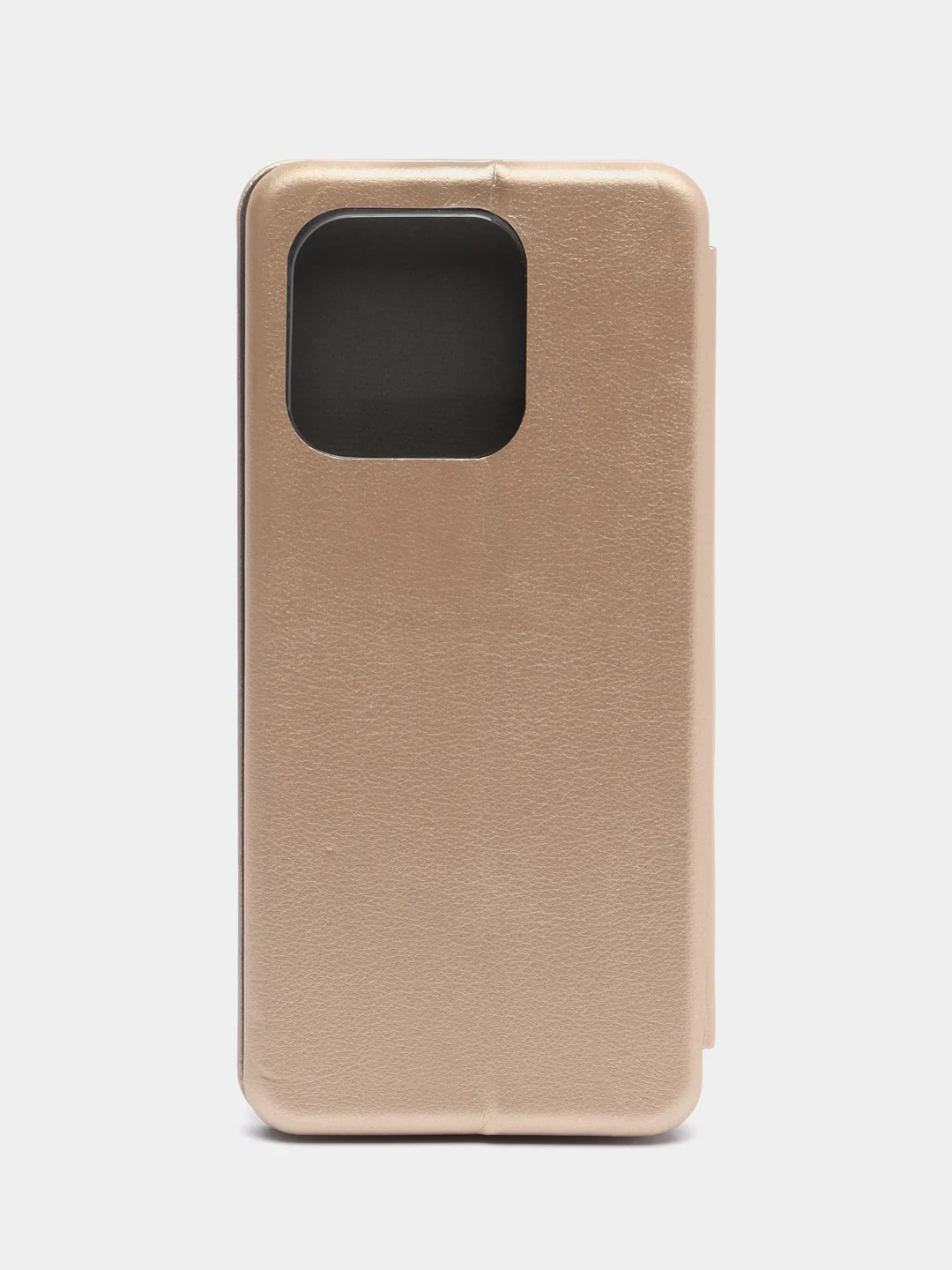 Золотой чехол-книжка для Xiaomi Redmi 12C / Сяоми Редми 12С