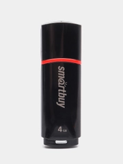 Флешка накопитель для компьютера 4 Gb, Smartbuy Crown, Usb 2.0, черный, 512763