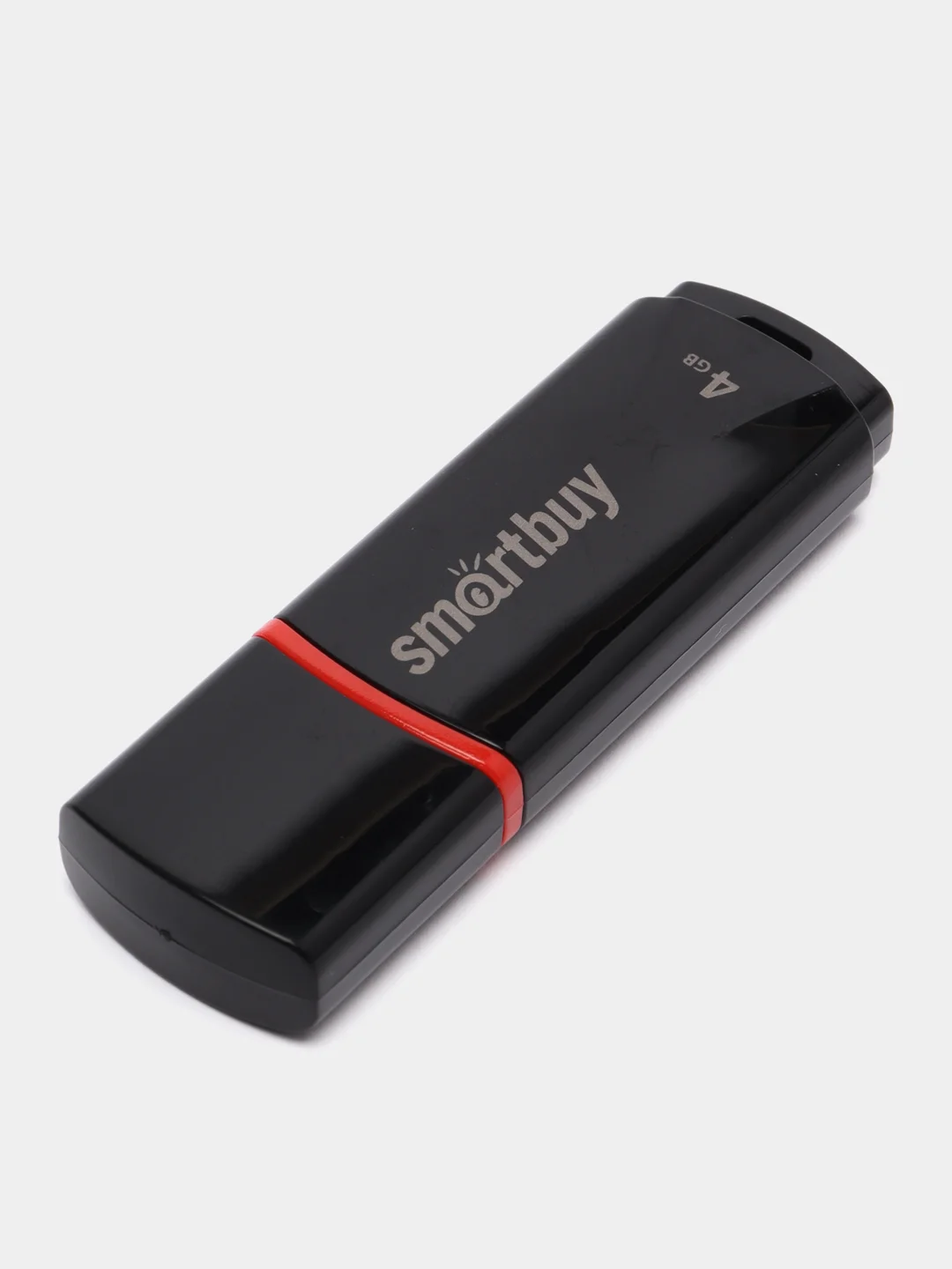 Флешка накопитель для компьютера 4 Gb, Smartbuy Crown, Usb 2.0, черный, 512763
