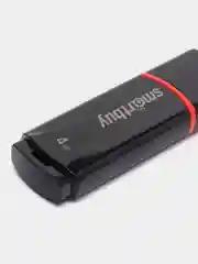 Флешка накопитель для компьютера 4 Gb, Smartbuy Crown, Usb 2.0, черный, 512763
