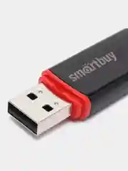 Флешка накопитель для компьютера 4 Gb, Smartbuy Crown, Usb 2.0, черный, 512763