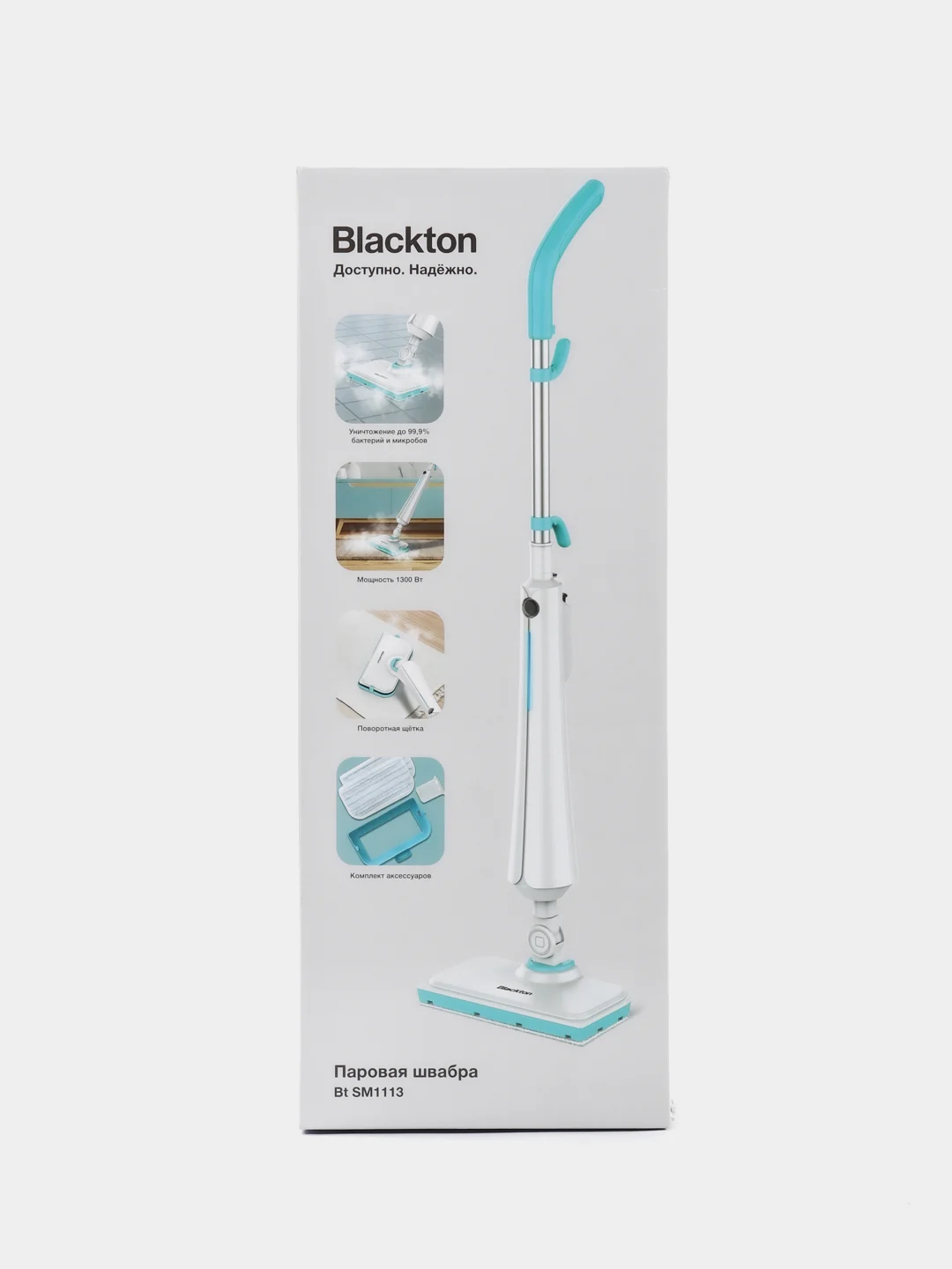 Голубой паровая швабра Blackton Bt SM1113, 1300 Вт