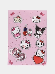 Набор виниловых стикеров "Hello Kitty" (Хеллоу Китти), стикерпак, самоклеящиеся наклейки