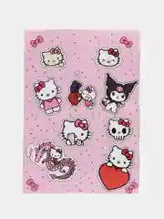 Набор виниловых стикеров "Hello Kitty" (Хеллоу Китти), стикерпак, самоклеящиеся наклейки