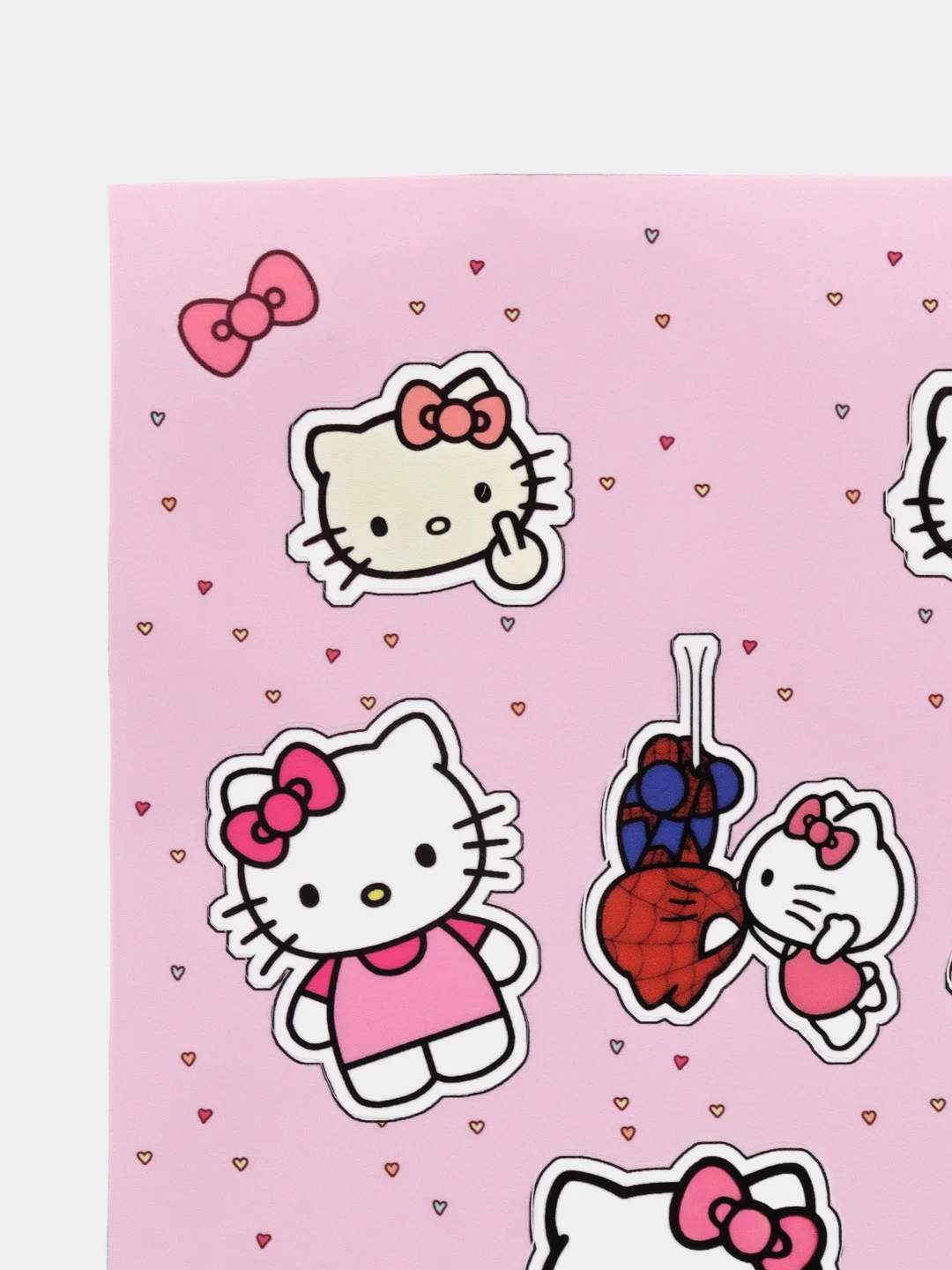 Набор виниловых стикеров "Hello Kitty" (Хеллоу Китти), стикерпак, самоклеящиеся наклейки