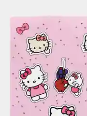 Набор виниловых стикеров "Hello Kitty" (Хеллоу Китти), стикерпак, самоклеящиеся наклейки
