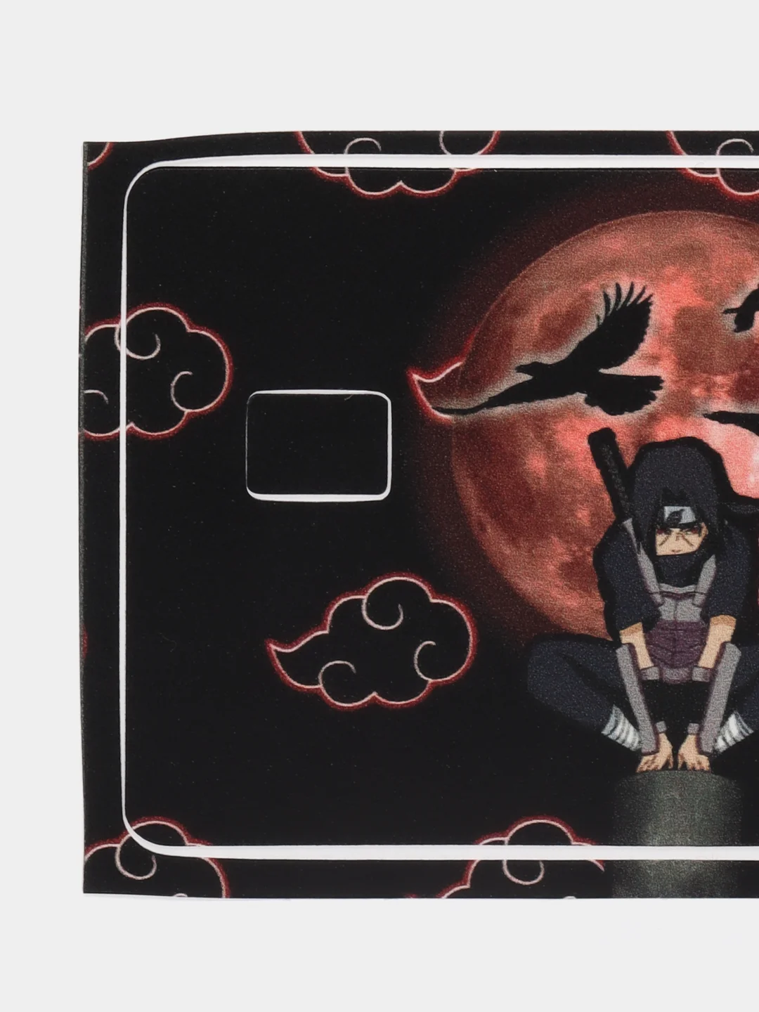 Наклейка на банковскую карту Итачи Учиха по аниме "Наруто" (Naruto)