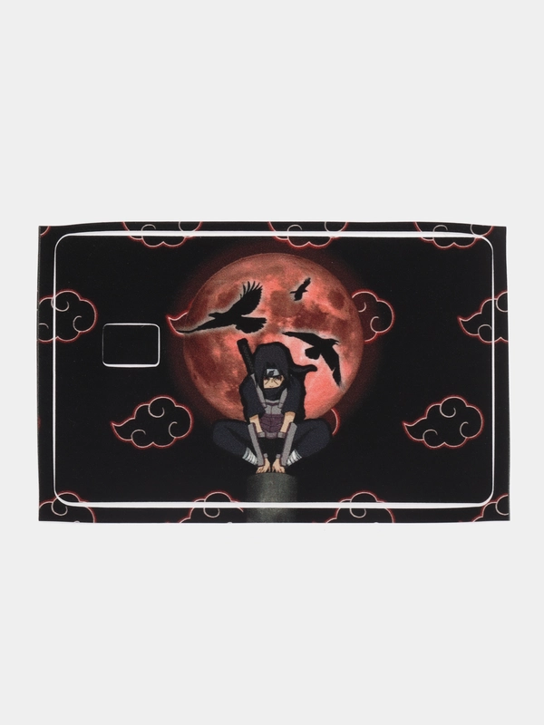 Наклейка на банковскую карту Итачи Учиха по аниме "Наруто" (Naruto)