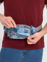 Серый поясная сумка для мужчин, через плечо