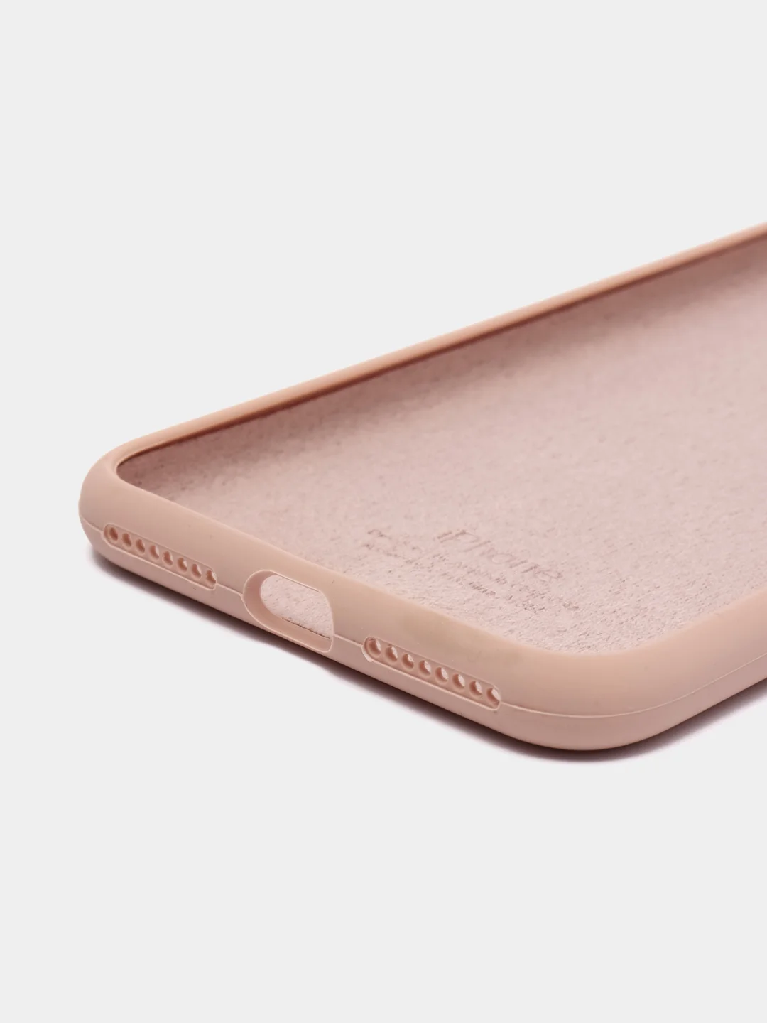 Бежевый чехол для iPhone 7/8/SE 2020, Plus, X/XS, XR, 11, 13, Pro, Pro max с закрытым низом
