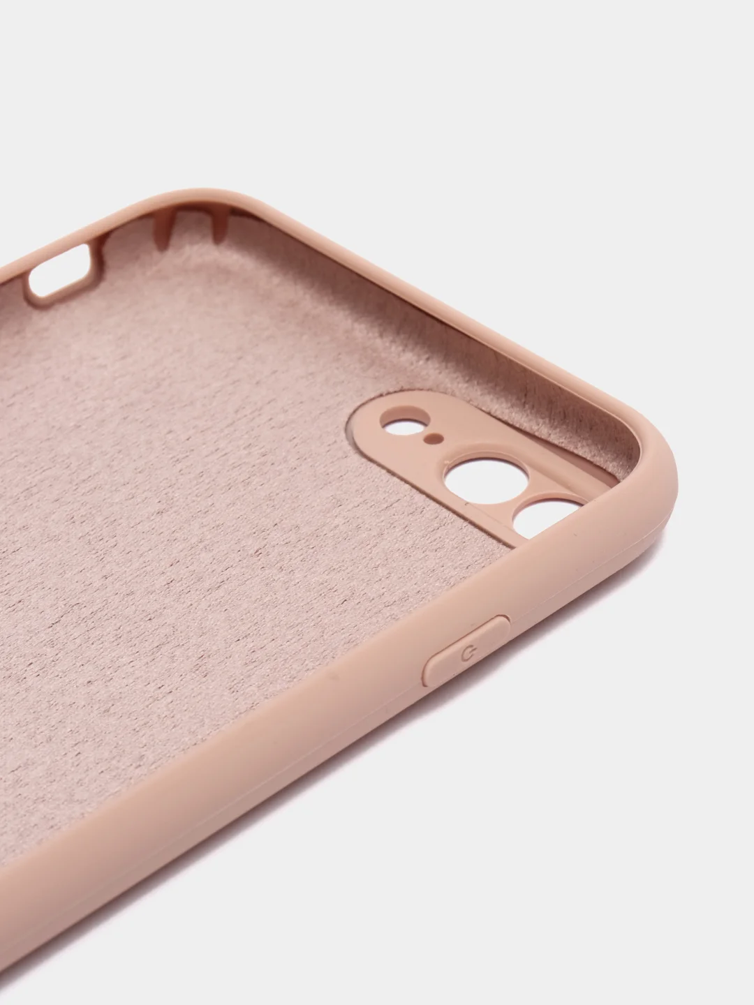 Бежевый чехол для iPhone 7/8/SE 2020, Plus, X/XS, XR, 11, 13, Pro, Pro max с закрытым низом