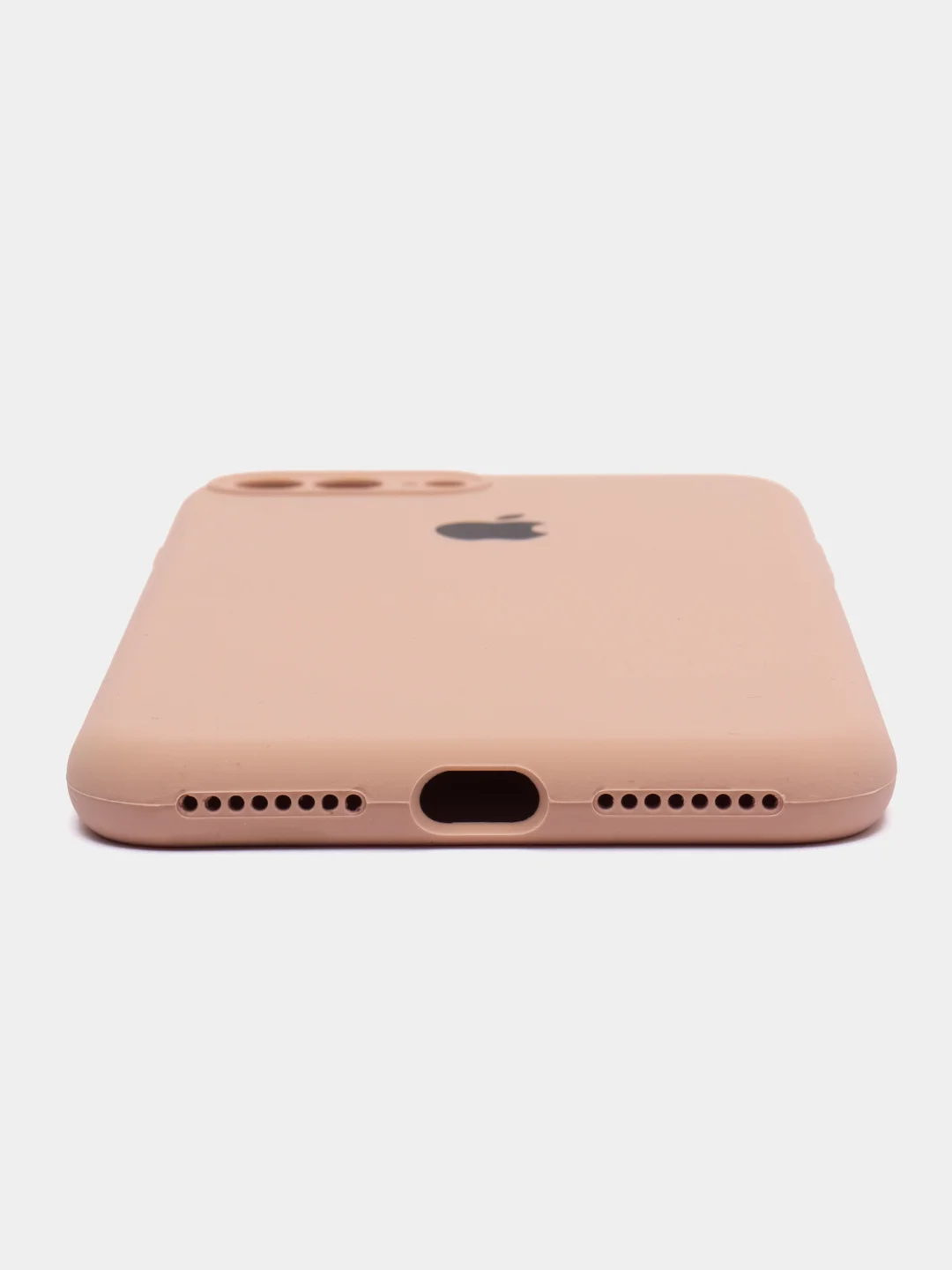 Бежевый чехол для iPhone 7/8/SE 2020, Plus, X/XS, XR, 11, 13, Pro, Pro max с закрытым низом