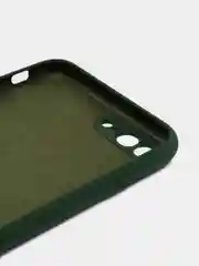 Тёмно-зелёный чехол для iPhone 7/8/SE 2020, Plus, X/XS, XR, 11, 13, Pro, Pro max с закрытым низом