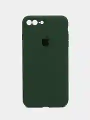 Тёмно-зелёный чехол для iPhone 7/8/SE 2020, Plus, X/XS, XR, 11, 13, Pro, Pro max с закрытым низом