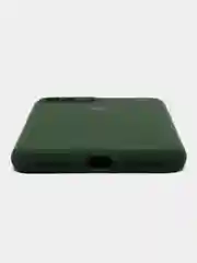 Тёмно-зелёный чехол для iPhone 7/8/SE 2020, Plus, X/XS, XR, 11, 13, Pro, Pro max с закрытым низом