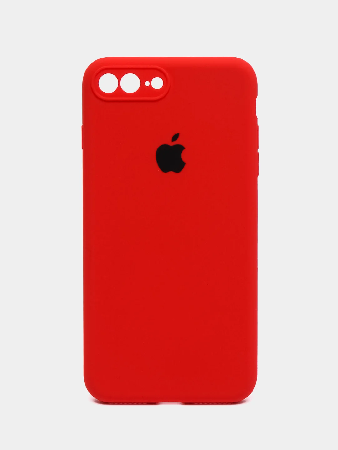 Красный чехол для iPhone 7/8/SE 2020, Plus, X/XS, XR, 11, 13, Pro, Pro max с закрытым низом