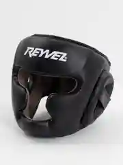 Черный шлем боксерский Reyvel Vinil