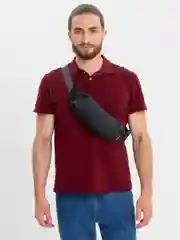 Черный мужская сумка через плечо