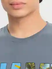 Серый футболка мужская