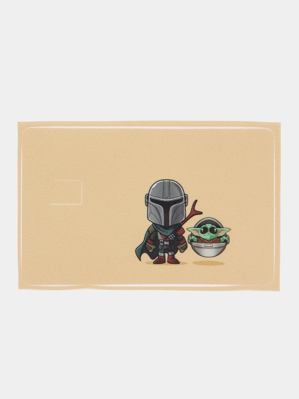 Наклейка на банковскую карту Мандалорец (The Mandalorian)