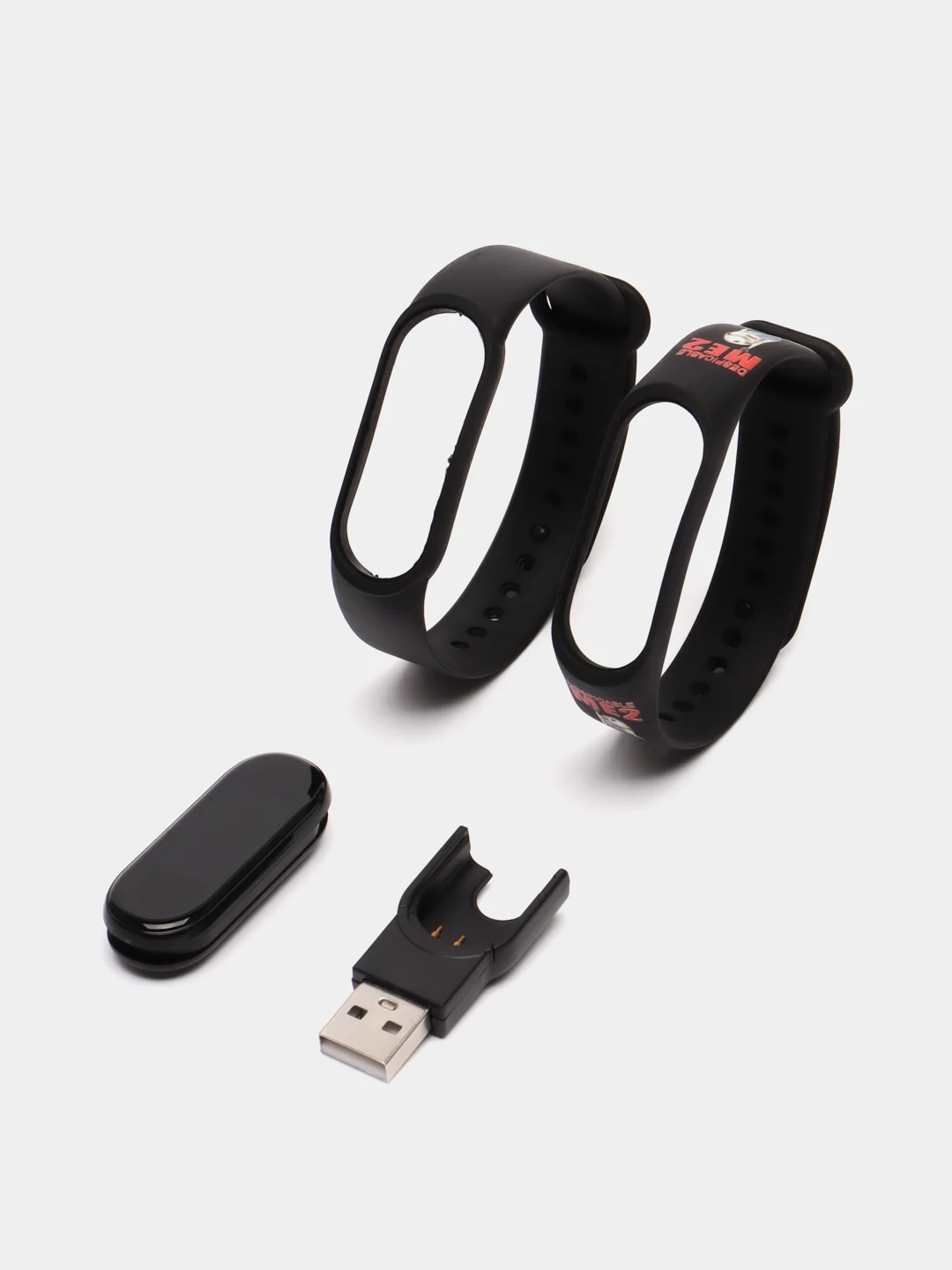 Тёмно-серый фитнес-браслет Smart Band М7