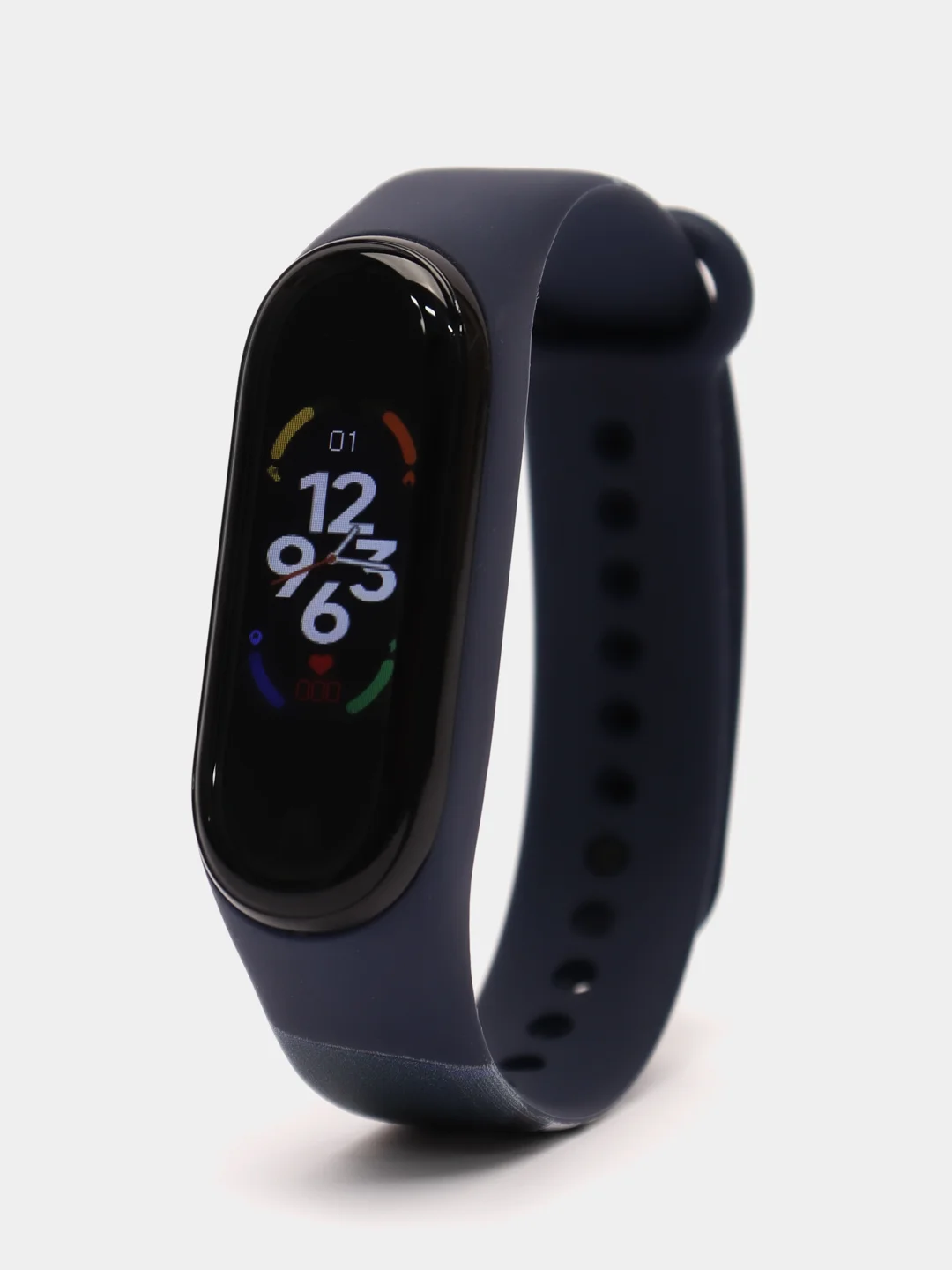 Синий меланж фитнес-браслет Smart Band М7