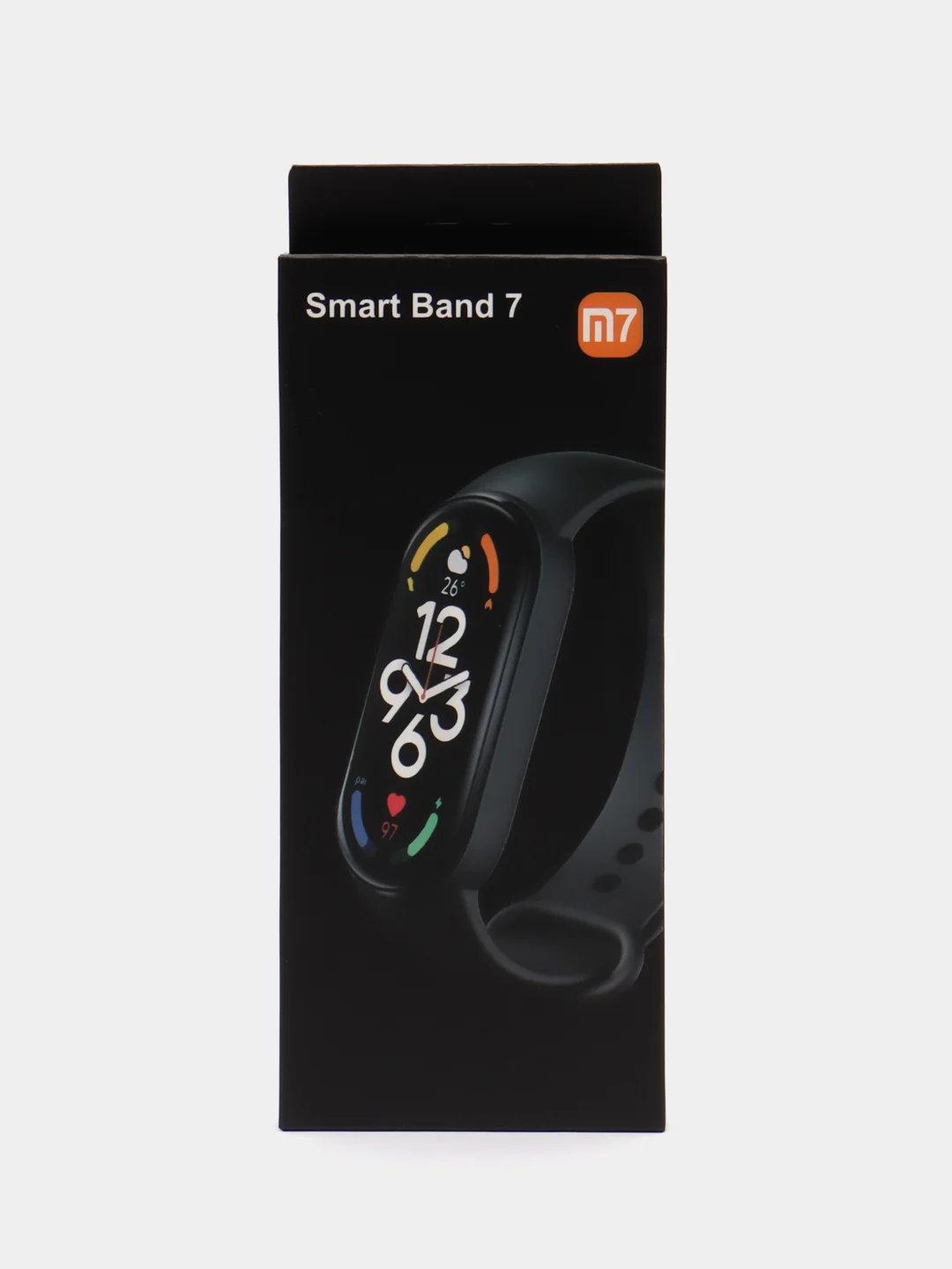 Синий меланж фитнес-браслет Smart Band М7