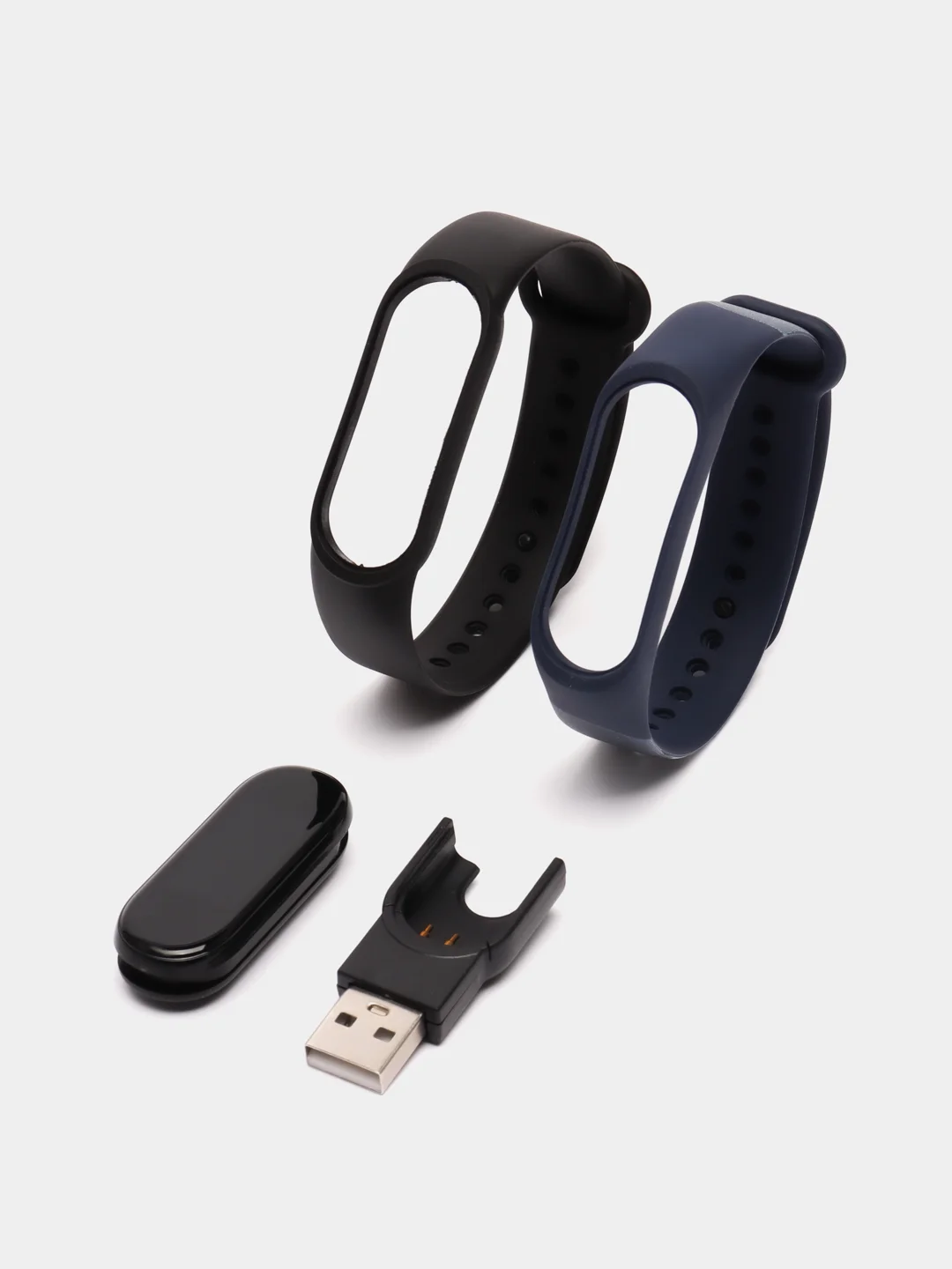 Синий меланж фитнес-браслет Smart Band М7