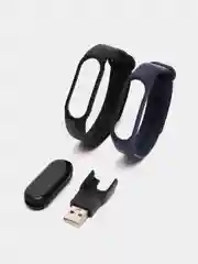 Синий меланж фитнес-браслет Smart Band М7