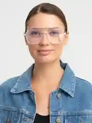 Белый очки имиджевые