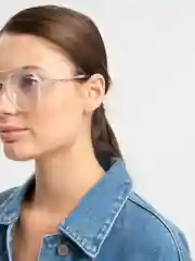 Белый очки имиджевые