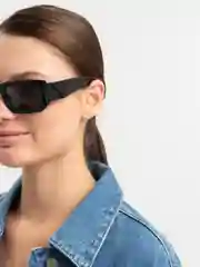 Черный женские солнцезащитные очки/ Имиджевые очки/UV400