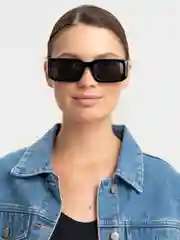 Черный женские солнцезащитные очки/ Имиджевые очки/UV400