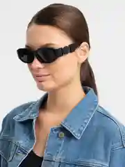 Черный женские солнцезащитные очки, UV400