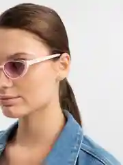 Розовый женские очки солнцезащитные, с UF защитой