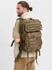 Тёмно-зелёный рюкзак тактический военный, водонепроницаемый, 45 л, для охоты, рыбалки, походный, туристический