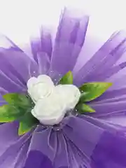 Фиолетовый банты новогодние