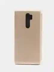 Золотой чехол книжка на Xiaomi Redmi Note 8 Pro (Сяоми Редми Нот 8 Про)