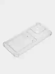 Прозрачный чехол для Xiaomi Redmi 10C / Poco C40, Сяоми Редми 10С, прозрачный, с карманом для карты