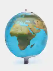 Синий воздушный шар 3D-cфера "Планета Земля"