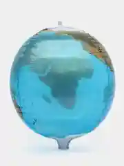 Синий воздушный шар 3D-cфера "Планета Земля"