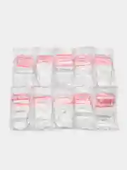 Зип-лок пакеты 6 х 8 см, 100 штук, гриппер, с замком зиплок (zip-lock)