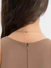 Серебряный цепочка на шею с логотипом, 2 вида, 50 см