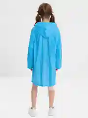 Синий дождевик универсальный, 7-8 лет